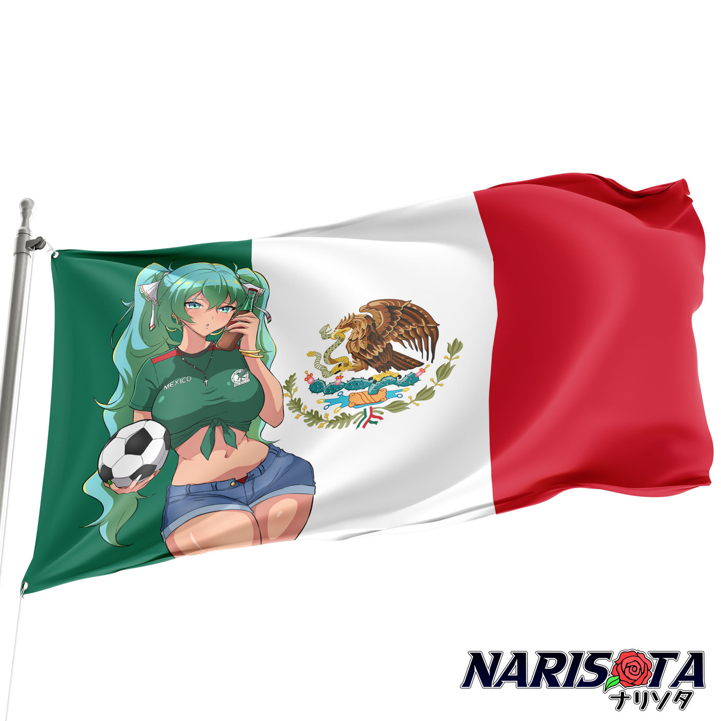 Mexico Miku Flag