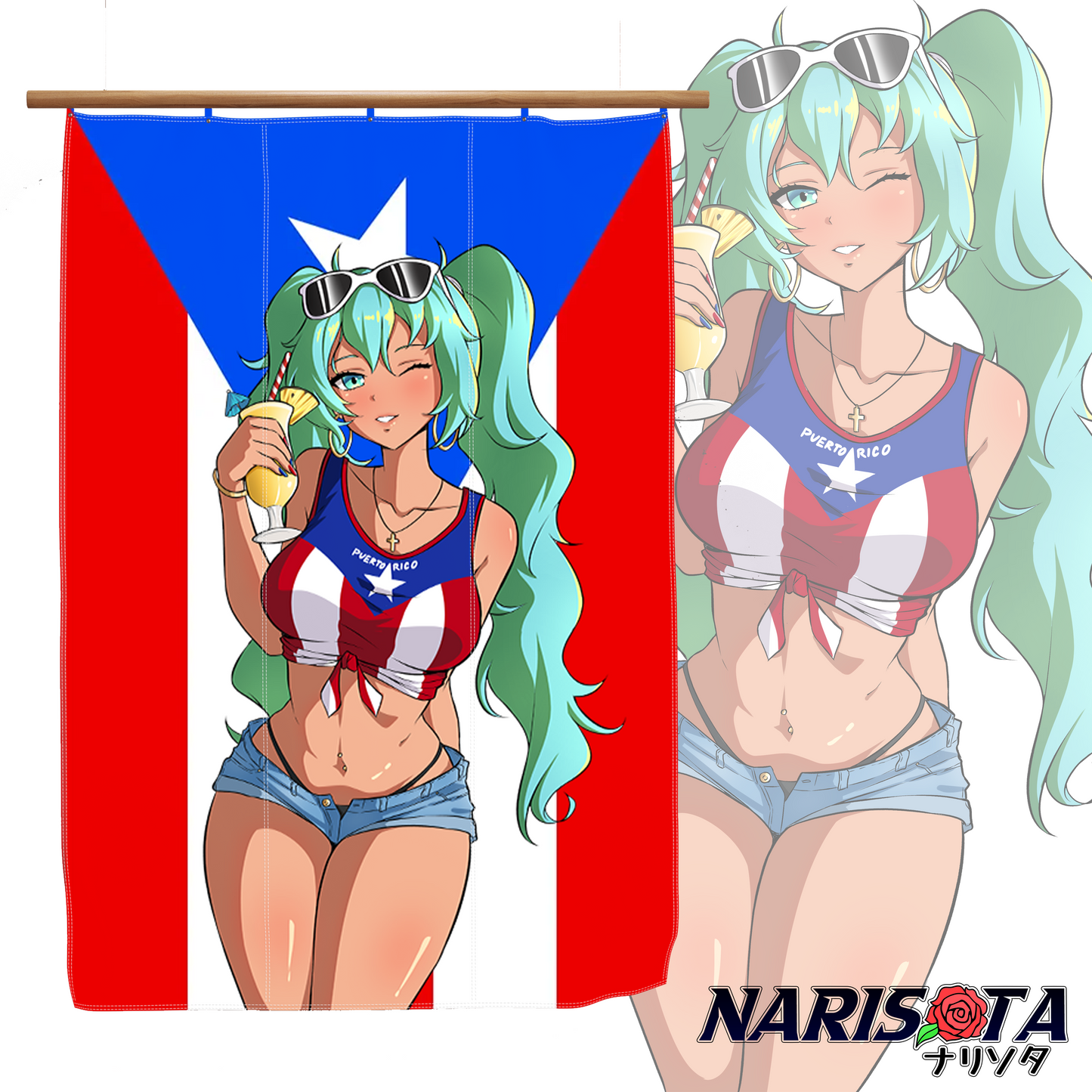 Puerto Rico Miku Flag